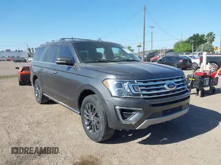 2021 Ford Expedition Max Limited with VIN 1FMJK1KT0MEA58450, listed as a IAAI auction lot 39174522 with 45,650 mi miles and . Bid and sale history available at DreamBid. Image 1.