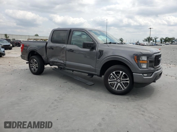 2023 Ford F-150 XL with VIN 1FTEW1EP0PKE85934, listed as a Copart auction lot 50200845 with 8,426 mi miles and Salvage Title. Bid and sale history available at carsss.com. Image 4.