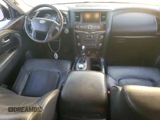 2012 Infiniti QX56 8-passenger with VIN JN8AZ2NC5C9317348, listed as a Copart auction lot 80079664 with 122,457 mi miles and Non Repairable. Bid and sale history available at carsss.com. Image 8.