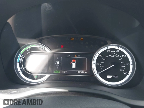 2019 Kia Niro LX with VIN KNDCB3LCXK5248552, listed as a IAAI auction lot 41724724 with 104,546 mi miles and . Bid and sale history available at DreamBid. Image 7.