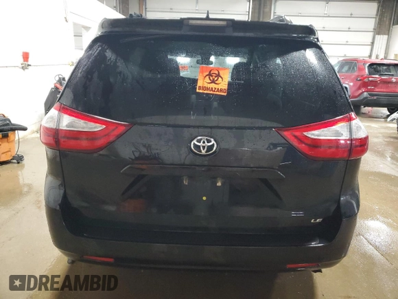 2019 Toyota Sienna LE Auto Access Seat with VIN 5TDKZ3DC3KS990873, listed as a Copart auction lot 51124495 with 87,532 mi miles and Salvage Title. Bid and sale history available at DreamBid. Image 6.