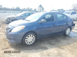 2012 Nissan Versa S with VIN 3N1CN7AP7CL824039, listed as a Copart auction lot 47876405 with 227,126 mi miles and Salvage Title. Bid and sale history available at carsss.com. Image 1.