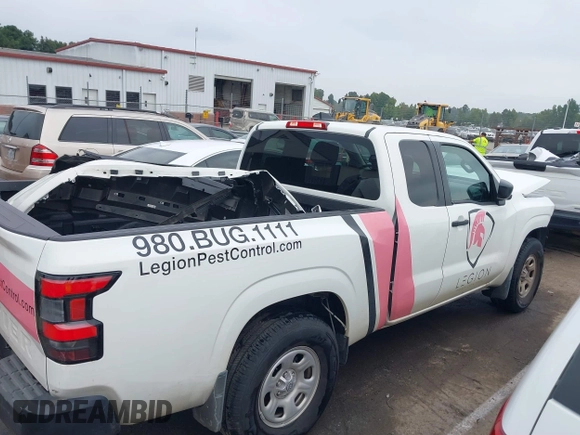 2024 Nissan Frontier S with VIN 1N6ED1CL2RN649303, listed as a IAAI auction lot 40406760 with 17,276 mi miles and . Bid and sale history available at DreamBid. Image 14.