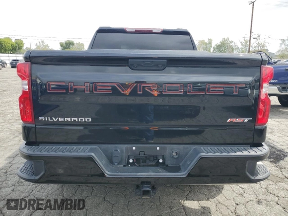 2023 Chevrolet Silverado 1500 with VIN 1GCPADE88PZ317807, listed as a Copart auction lot 51021005 with 22,571 mi miles and Salvage Title. Bid and sale history available at DreamBid. Image 6.