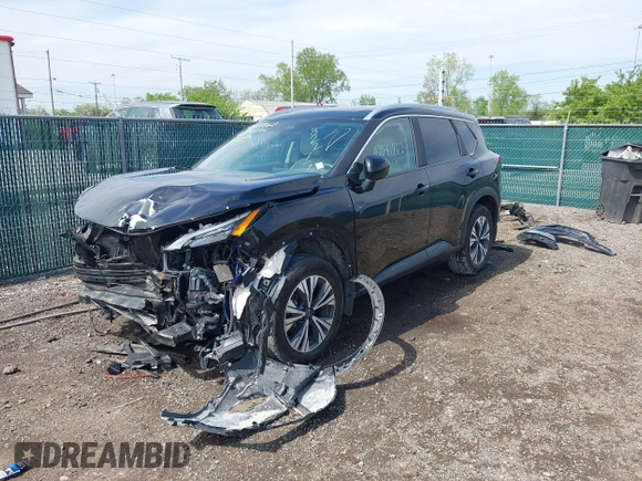 2023 Nissan Rogue SV with VIN 5N1BT3BB3PC822733, listed as a IAAI auction lot 42041862 with 19,358 mi miles and . Bid and sale history available at carsss.com. Image 2.