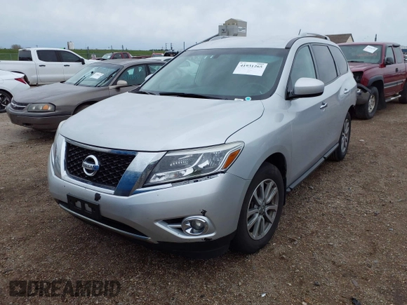 2016 Nissan Pathfinder Platinum with VIN 5N1AR2MM8GC658933, listed as a IAAI auction lot 41931265 with 117,274 mi miles. Bid and sale history available at carsss.com. Image 19.