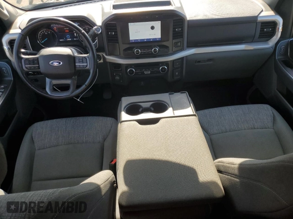 2022 Ford F-150 XL with VIN 1FTFX1E58NFB61927, listed as a Copart auction lot 55233035 with 66,591 mi miles and Salvage title. Bid and sale history available at DreamBid. Image 8.