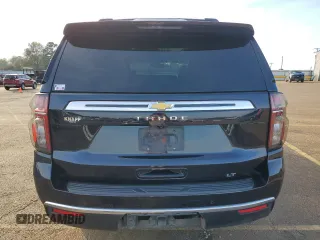 2022 Chevrolet Tahoe LT with VIN 1GNSCNKD3NR365179, listed as a Copart auction lot 82892144 with 53,447 mi miles and Salvage title. Bid and sale history available at DreamBid. Image 6.