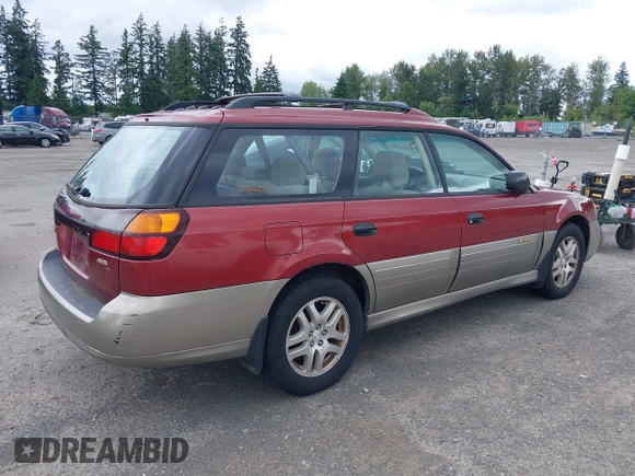 2002 Subaru Legacy Outback with VIN 4S3BH675826621816, listed as a IAAI auction lot 42613455 with 229,706 mi miles and . Bid and sale history available at DreamBid. Image 4.