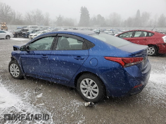 2021 Hyundai Accent SE with VIN 3KPC24A6XME142290, listed as a Copart auction lot 45338855 with 14,851 mi miles and Salvage Title. Bid and sale history available at carsss.com. Image 2.