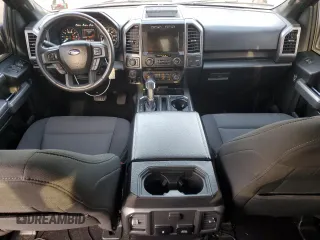 2018 Ford F-150 XL with VIN 1FTEW1EG5JFA40735, listed as a Copart auction lot 46301115 with 122,463 mi miles and Salvage Title. Bid and sale history available at carsss.com. Image 8.