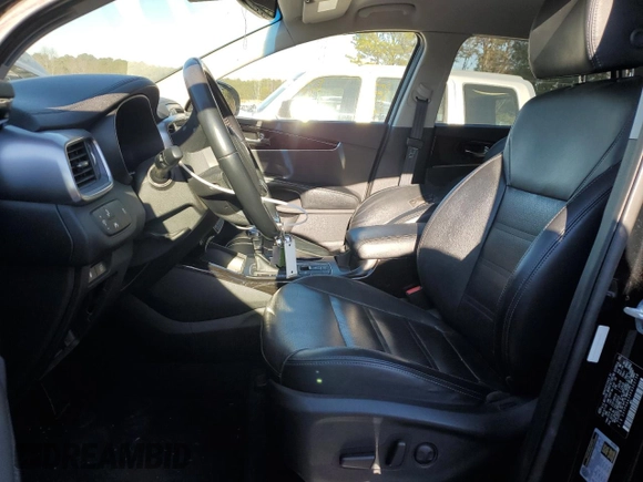 2019 Kia Sorento EX Sport V6 with VIN 5XYPH4A55KG503738, listed as a Copart auction lot 85773814 with 107,046 mi miles and Salvage Title. Bid and sale history available at carsss.com. Image 7.