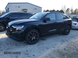 2019 Audi Q8 Premium Plus with VIN WA1EVAF14KD030993, listed as a Copart auction lot 39435663 with 57,547 mi miles. Bid and sale history available at carsss.com. Image 1.