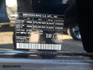 2010 Mercedes-Benz GL-Class GL 350 BlueTEC with VIN 4JGBF2FE0AA562168, listed as a Copart auction lot 75020964 with 0 mi miles and Salvage Title. Bid and sale history available at carsss.com. Image 14.