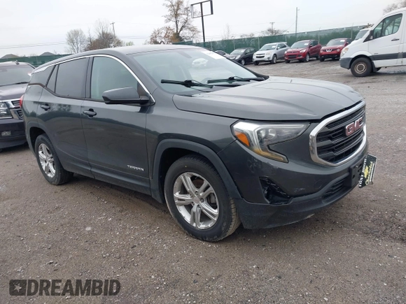 2018 GMC Terrain SLE with VIN 3GKALMEV9JL164802, listed as a IAAI auction lot 42002855 with 132,586 mi miles and . Bid and sale history available at carsss.com. Image 1.