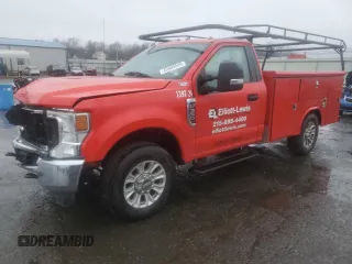 2020 Ford F-350 with VIN 1FDRF3E68LEC56071, listed as a Copart auction lot 49909045 with 67,553 mi miles and Salvage title. Bid and sale history available at DreamBid. Image 1.