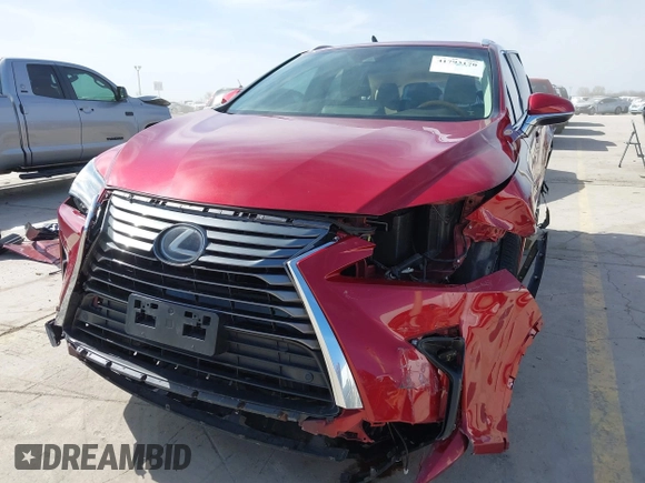 2018 Lexus RX with VIN JTJGZKCA9J2003227, listed as a IAAI auction lot 41793170 with 97,907 mi miles. Bid and sale history available at carsss.com. Image 17.