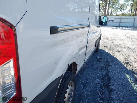 2023 Ford Transit Cargo Van with VIN 1FTBR2C8XPKA33372, listed as a IAAI auction lot 41735299 with 56,777 mi miles. Bid and sale history available at carsss.com. Image 20.
