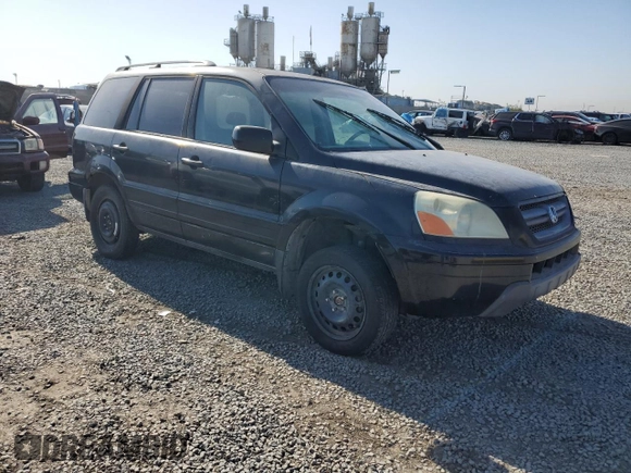 2005 Honda Pilot EX-L with VIN 2HKYF18565H550322, listed as a Copart auction lot 51981245 with 244,692 mi miles and Clean Title. Bid and sale history available at carsss.com. Image 4.
