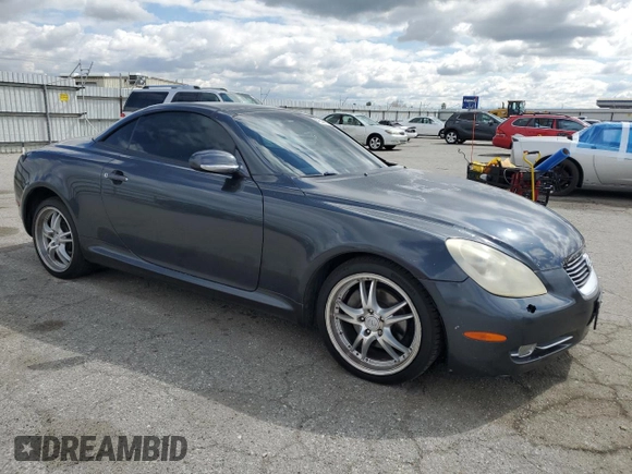 2006 Lexus SC 430 с VIN JTHFN48Y069004677, выставлен на аукционе Copart как лот 49506205 с пробегом 136 071 миль миль и Списание • Salvage title. История ставок и продаж доступна на DreamBid. Изображение 4.