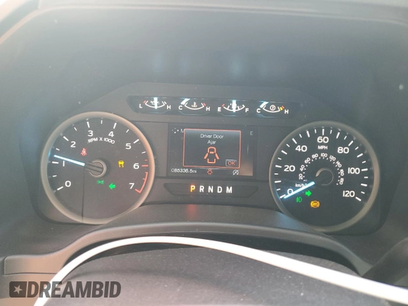 2019 Ford F-150 XL with VIN 1FTFW1E5XKFC17414, listed as a Copart auction lot 54136535 with 85,336 mi miles and Salvage Title. Bid and sale history available at carsss.com. Image 9.