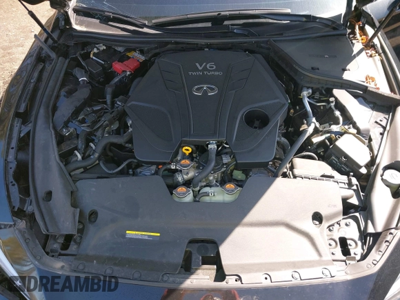 2024 Infiniti Q50 Luxe with VIN JN1EV7BR6RM632411, listed as a IAAI auction lot 41903452 with 5,623 mi miles and . Bid and sale history available at DreamBid. Image 10.