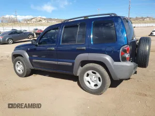 2004 Jeep Liberty Sport with VIN 1J4GL48K84W304550, listed as a Copart auction lot 50757525 with 153,251 mi miles and Salvage Title. Bid and sale history available at carsss.com. Image 2.