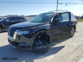 2024 Nissan Pathfinder SL with VIN 5N1DR3CA1RC316303, listed as a Copart auction lot 44618465 with 321 mi miles and Salvage Title. Bid and sale history available at carsss.com. Image 1.