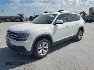 2018 Volkswagen Atlas S with VIN 1V2AR2CA1JC587222, listed as a Copart auction lot 64930105 with 155,044 mi miles and Clean title. Bid and sale history available at DreamBid. Image 1.