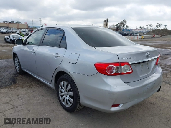 2012 Toyota Corolla L with VIN 2T1BU4EE9CC803165, listed as a IAAI auction lot 41924436 with 257,724 mi miles. Bid and sale history available at carsss.com. Image 3.