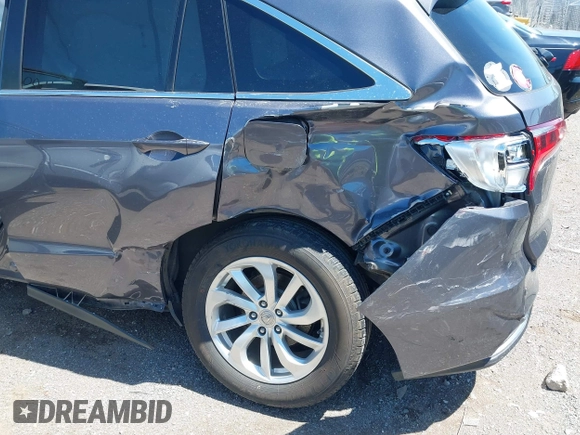 2017 Acura RDX w/Technology Pkg with VIN 5J8TB4H56HL027701, listed as a IAAI auction lot 42040011 with 115,770 mi miles. Bid and sale history available at carsss.com. Image 6.