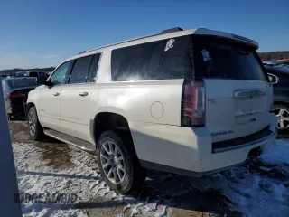 2015 GMC Yukon XL Denali with VIN 1GKS2JKJ8FR674890, listed as a Copart auction lot 45952505 with 120,032 mi miles and Salvage Title. Bid and sale history available at carsss.com. Image 2.