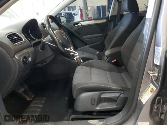 2013 Volkswagen Golf TDI with VIN WVWDM7AJ8DW125742, listed as a Copart auction lot 61609875 with 123,838 mi miles and Salvage title. Bid and sale history available at DreamBid. Image 7.