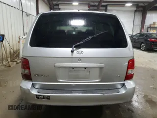 2003 Kia Sedona LX with VIN KNDUP131736467120, listed as a Copart auction lot 61992234 with 133,222 mi miles and Salvage Title. Bid and sale history available at carsss.com. Image 6.