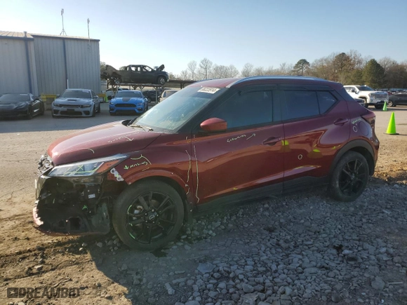 2022 Nissan Kicks SV with VIN 3N1CP5CV8NL519341, listed as a Copart auction lot 86223914 with NaN miles and Salvage Title. Bid and sale history available at carsss.com. Image 1.