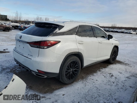 2020 Lexus RX with VIN 2T2YZMDA2LC251207, listed as a Copart auction lot 89262785 with 0 mi miles and Clean Title. Bid and sale history available at carsss.com. Image 3.