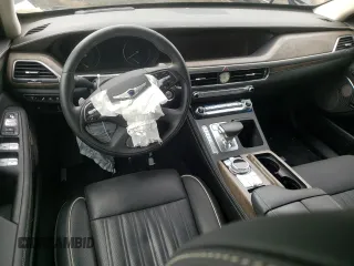 2021 Genesis G90 Premium z VIN KMTF34PA1MU084840, wystawiony jako Copart lot #53474564 z przebiegiem 42 293 mil mil oraz . Historia ofert i sprzedaży dostępna na DreamBid. Obrazek 8.