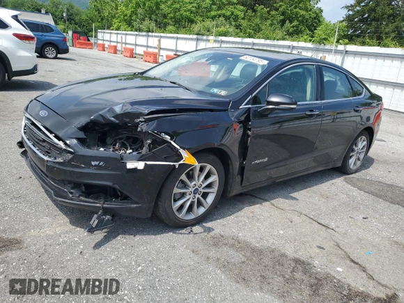 2017 Ford Fusion Hybrid SE with VIN 3FA6P0LU1HR151323, listed as a Copart auction lot 60154795 with Not provided miles and Salvage title. Bid and sale history available at DreamBid. Image 1.