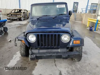 2006 Jeep Wrangler Sport Right Hand Drive with VIN 1J4F449S16P741407, listed as a Copart auction lot 88804015 with 182,059 mi miles and Salvage Title. Bid and sale history available at carsss.com. Image 5.
