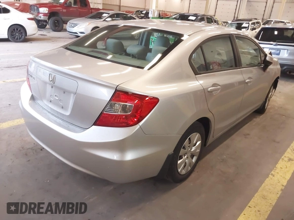 2012 Honda Civic LX с VIN 2HGFB2F54CH310009, выставлен на аукционе IAAI как лот 41527505 с пробегом 87 991 миль миль и . История ставок и продаж доступна на DreamBid. Изображение 4.