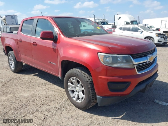 2015 Chevrolet Colorado 2WD LT with VIN 1GCGSBEA6F1227282, listed as a IAAI auction lot 41532212 with 206,289 mi miles. Bid and sale history available at carsss.com. Image 1.