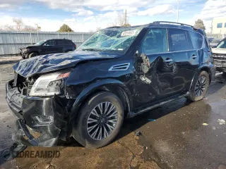 2021 Nissan Armada SL with VIN JN8AY2BB9M9791982, listed as a Copart auction lot 42510665 with 78,407 mi miles and Salvage Title. Bid and sale history available at carsss.com. Image 1.