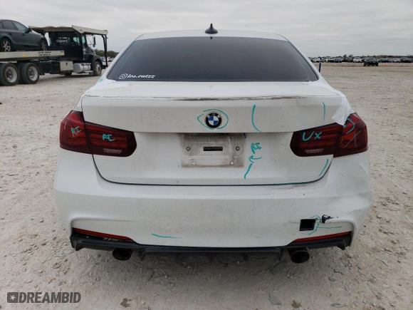 2018 BMW 3 Series 330i with VIN WBA8B9G56JNU57335, listed as a Copart auction lot 84750614 with 82,322 mi miles and Salvage Title. Bid and sale history available at carsss.com. Image 6.