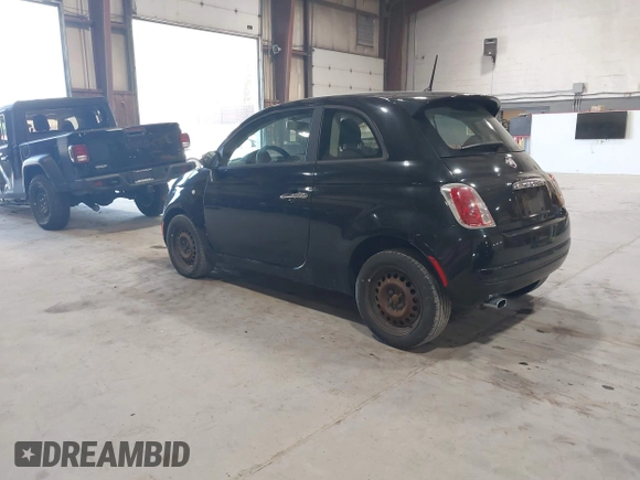 2013 FIAT 500 Pop with VIN 3C3CFFAR5DT515567, listed as a IAAI auction lot 42159883 with 187,433 mi miles. Bid and sale history available at carsss.com. Image 3.