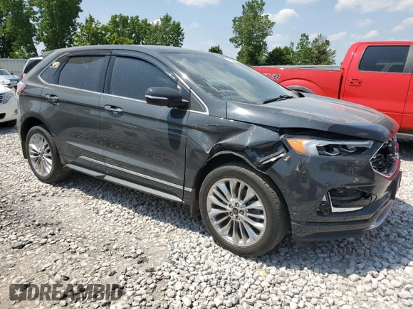 2021 Ford Edge Titanium with VIN 2FMPK4K96MBA55094, listed as a Copart auction lot 60990145 with 30,400 mi miles and Clean title. Bid and sale history available at DreamBid. Image 4.