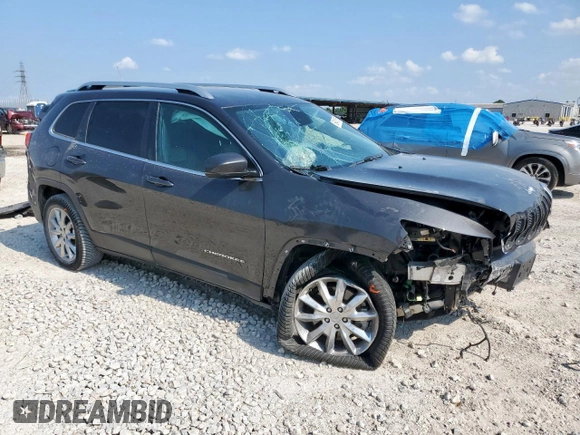 2014 Jeep Cherokee Limited with VIN 1C4PJLDS7EW312863, listed as a Copart auction lot 59418155 with 66,435 mi miles and Salvage title. Bid and sale history available at DreamBid. Image 4.