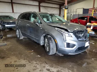 2021 Cadillac XT5 FWD Premium Luxury with VIN 1GYKNCRS9MZ227635, listed as a Copart auction lot 43366645 with 37,338 mi miles and Salvage Title. Bid and sale history available at carsss.com. Image 4.