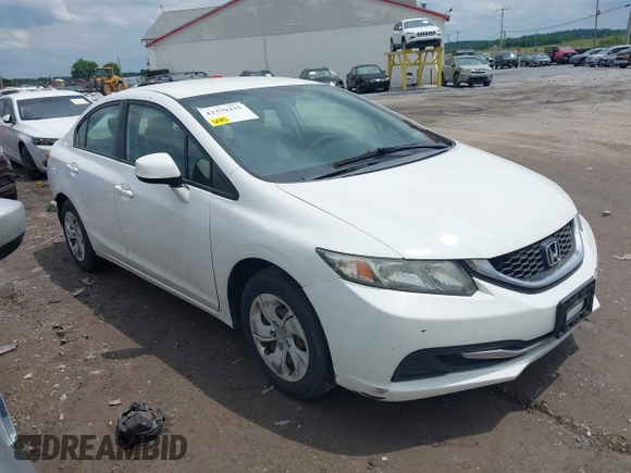 2013 Honda Civic LX with VIN 2HGFB2F52DH515815, listed as a IAAI auction lot 42379435 with 242,268 mi miles and . Bid and sale history available at DreamBid. Image 1.