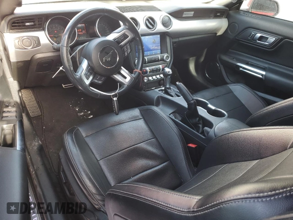 2023 Ford Mustang EcoBoost with VIN 1FATP8UHXP5112072, listed as a Copart auction lot 88209805 with 56,375 mi miles and Salvage title. Bid and sale history available at DreamBid. Image 8.