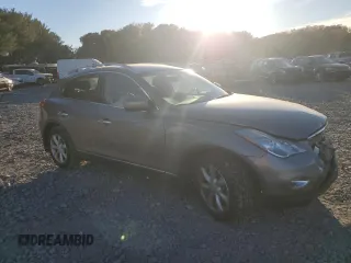 2010 Infiniti EX Journey with VIN JN1AJ0HR1AM756681, listed as a Copart auction lot 78035894 with 82,782 mi miles and Salvage Title. Bid and sale history available at DreamBid. Image 4.